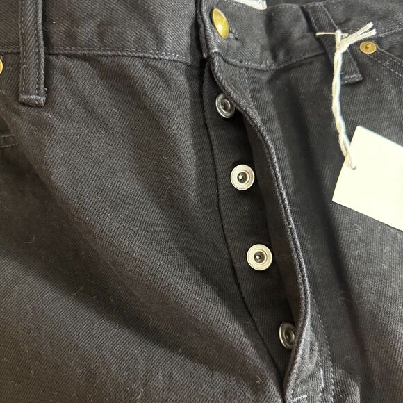 MADEWELL x ALEXA CHUNG High-Rise Straight Jean 32 Outridge Wash Black NWT B22 - Picture 5 of 6